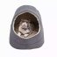Grey - GOOPAWS Cat Cave for Cat and Warming Burrow Cat Bed, Pet Hideway Sleeping Cuddle Cave - 18