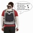 Smoke Grey - JESPET Pet Backpack Carrier for Small Dog, Puppy, Soft Carrier Backpack Ideal for Traveling, Hiking, Walking and Outdoor Activities with Family - 13
