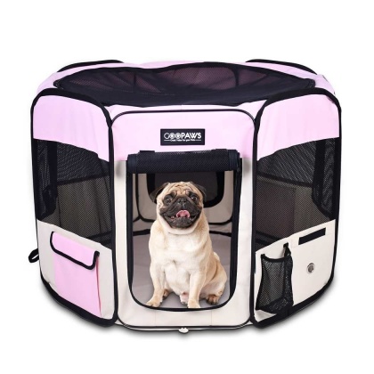 Pink - JESPET Pet Dog Playpens 36\