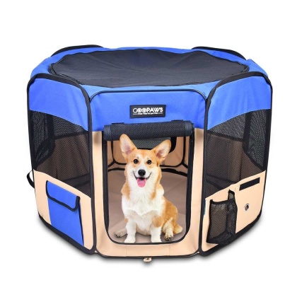 Blue - JESPET Pet Dog Playpens 36\