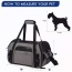 Smoke Grey - JESPET Soft-Sided Kennel Pet Carrier for Small Dogs, Cats, Puppy, Airline Approved Cat Carriers Dog Carrier Collapsible, Travel Handbag & Car Seat - 19