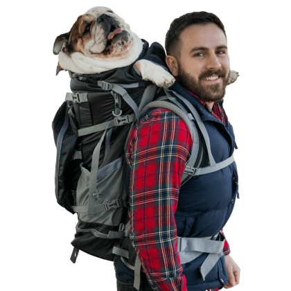 Black - Kolossus | Big Dog Carrier & Backpacking Pack - X-Large (23\