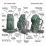Myrtle Green - Kolossus | Big Dog Carrier & Backpacking Pack - X-Large (23