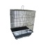 black - YML Flat Top Parakeet Cage - 13.3