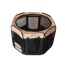 Armarkat PP003BGE-M Portable Pet Playpen In Bk and Bge Combo