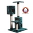Real Woood Cat Tree House W 2 Private Condos 43