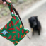 Green/Red/Orange - Fall Leaves Dog Poop Bag Holders, Extra Large Size - 6.75x9.25