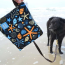 Black/Blue/Orange - Starfish Yucky Puppy Poop Bag Holders - 6.75x6.25