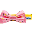 Wine & Cheese Pink - Cutie Ties Dog Bow Tie - One Size