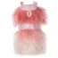 Bella Rose - Mink Faux-Fur Vest - Small