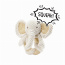 Hemp Elephant Twist Pet Toy