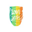 Love Wins Sublimation Bandana -   One Size