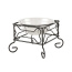 YML Wrought Iron Stand with Single Stainless Steel Feeder Bowl - Small