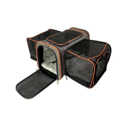 Mr. Peanut\'s Diamond Series Double Expandable Pet Carrier - 18 in L X 11 in W X 11 in H