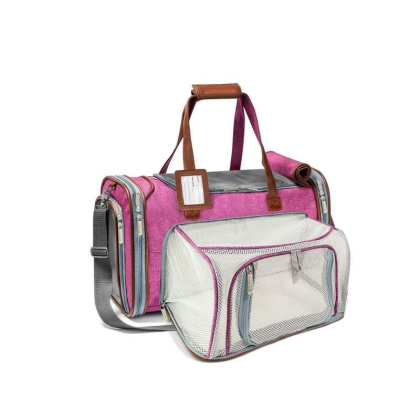 Rosa - Mr. Peanut\'s Gold Series Mini Size Expandable Pet Carrier - 16 in L x 10 in W x 10 in H