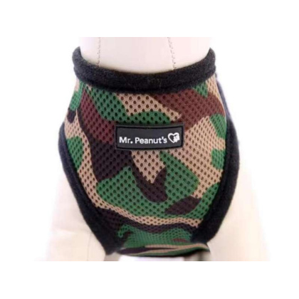 Camo - Mr. Peanut\'s PupTrek Small Dog/Cat Soft Mesh Step In Harness Vest - Small
