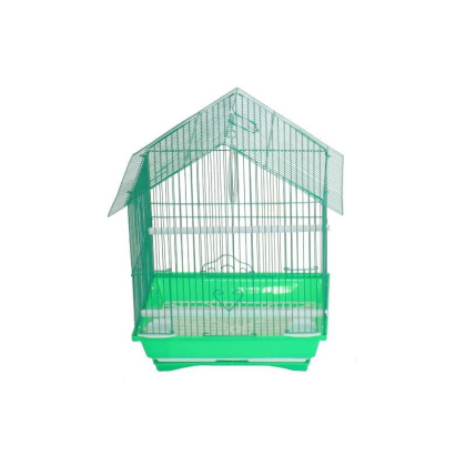 Green - YML House Top Style Parakeet Cage - 13.3\