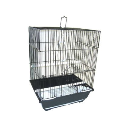 black - YML Flat Top Parakeet Cage - 11\
