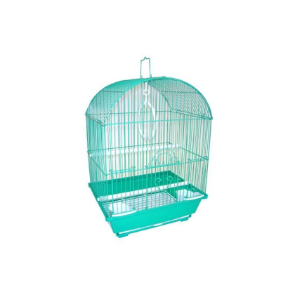Green - YML Round Top Style Parakeet Cage - 13.3\