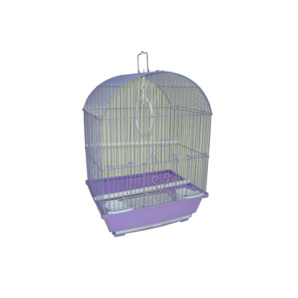 purple - YML Round Top Style Parakeet Cage - 13.3\