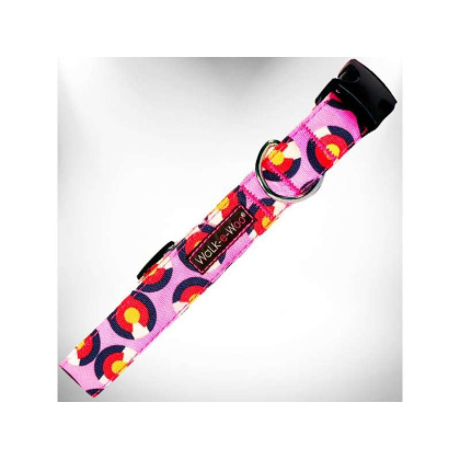 Colorado Pink - Colorado and Texas Dog Collars - XL 1.5\