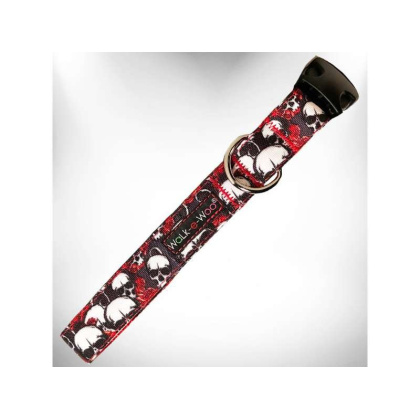Skulls n\' Roses - Tattoo Dog Collars - XL 1.5\