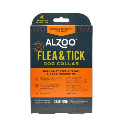 ALZOO Plant-Based Flea & Tick Collar Medium Dog - Medium