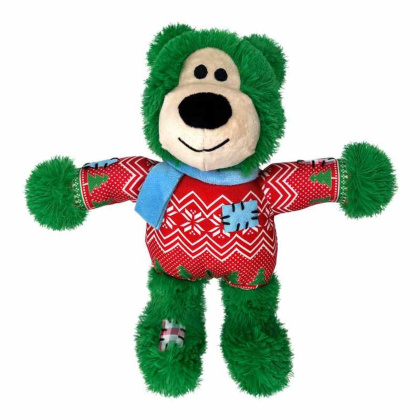 KONG Holiday Wild Knots Bear Assorted  - Md/Lg
