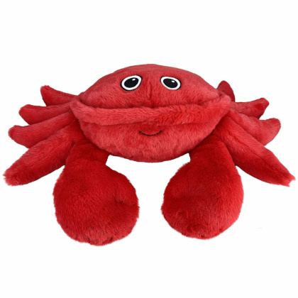 Multipet Jumbo Sea Creatures Crab Plush Dog Toy 24\