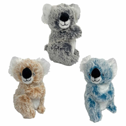 Multipet Minipet Koala Plush Pet Toy Assorted Colors 5\