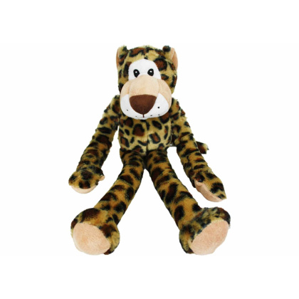 Multipet Swingin\' Safari Leopard Plush Dog Toy 19\