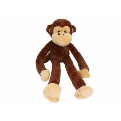 Multipet Swingin\' Safari Monkey Plush Dog Toy 19\