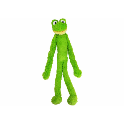 Multipet Swingin\' Slevins(R) Frog Plush Pet Dog Toy 27\