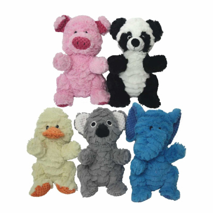 Multipet Wrinkleez Plush Dog Toy Assorted Animals 9\