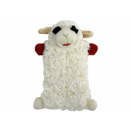 Multipet Lamb Chop Squeaker Mat Plush Dog Toy 9\